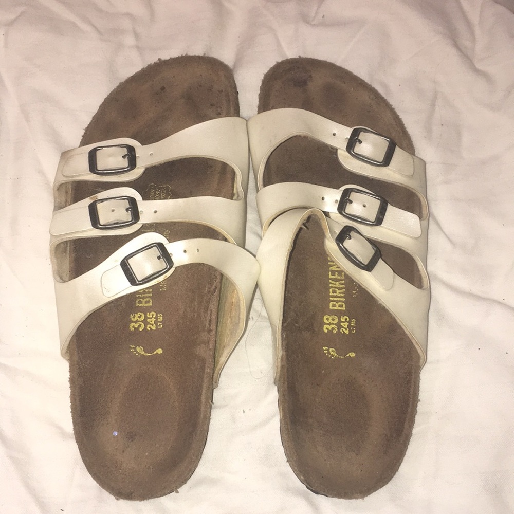 white birkenstock